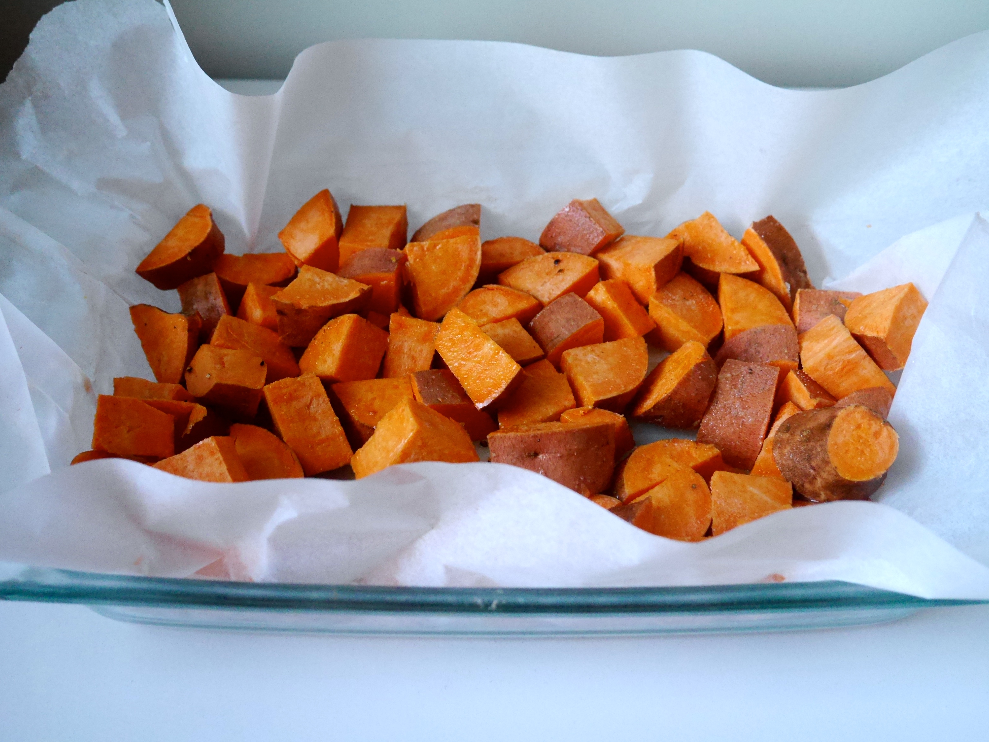 roasted sweet potatoes